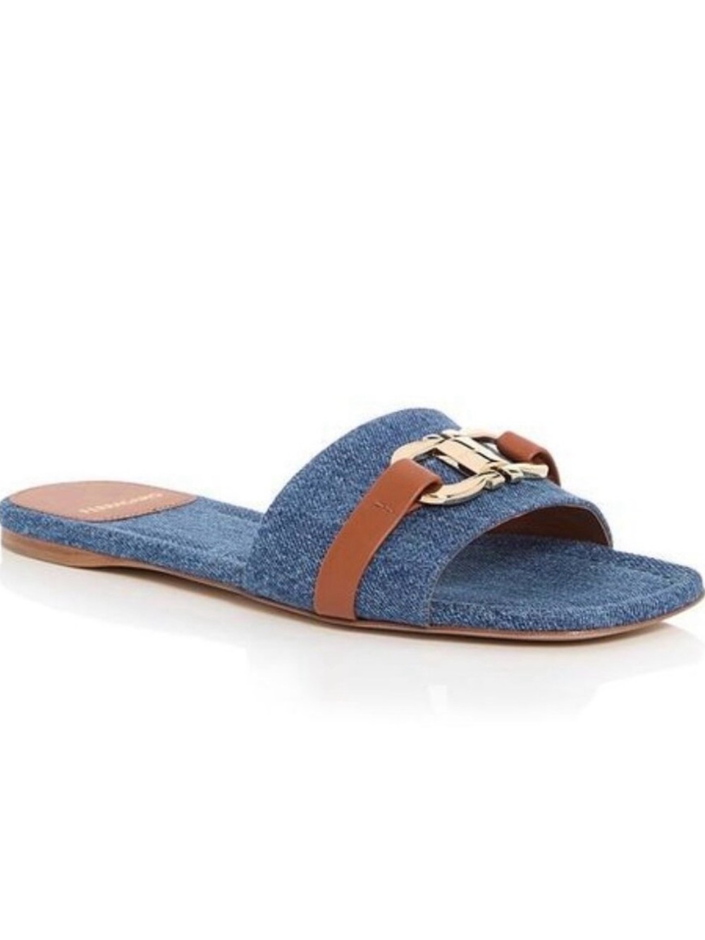 Ferragamo Denim Leah slides